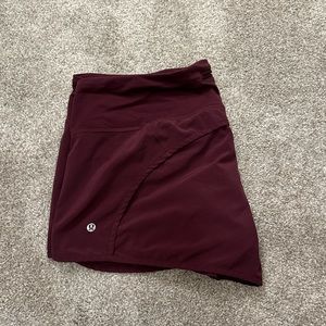 Plum maroon purple lululemon shorts sz 12 discontinued color